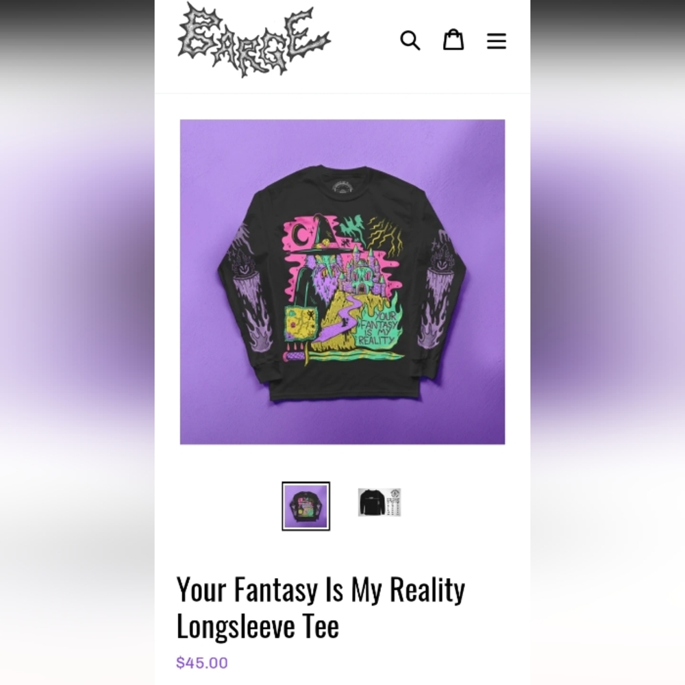 Wizard of Barge long sleeve XL